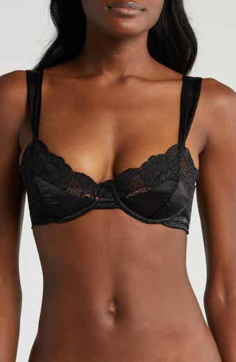 Montelle Intimates Lacey Keyhole Lace Underwire Bra