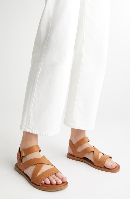 Shop Toms Sloane Ankle Strap Sandal In Brown