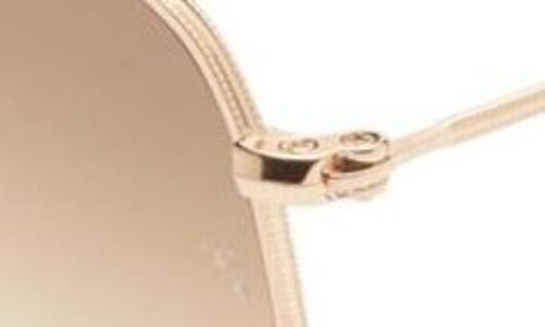Ray Ban Ray-ban 54mm Geometric Sunglasses In Arista/clear Gradient Brown