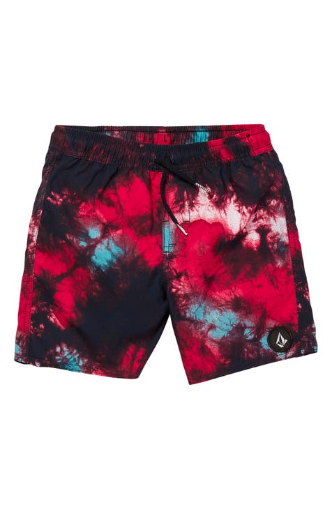 MLB Boy's Boston Red Sox Swim Shorts (Red, 4) : : Sports