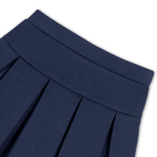 Hope & Henry Baby Girls' Ponte Drop Waist Skort, Infant In Navy Quilted