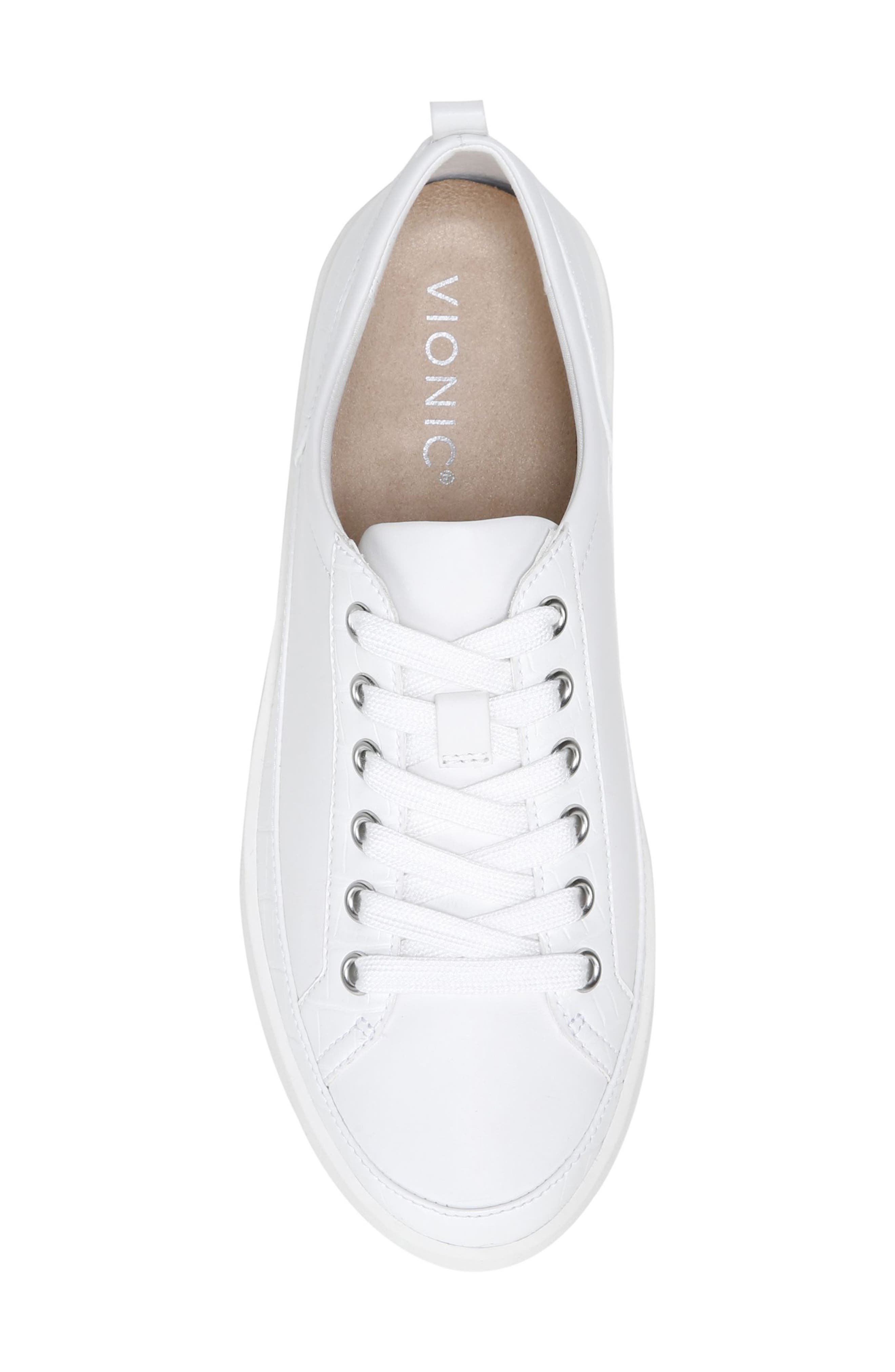 vionic honey sneaker white