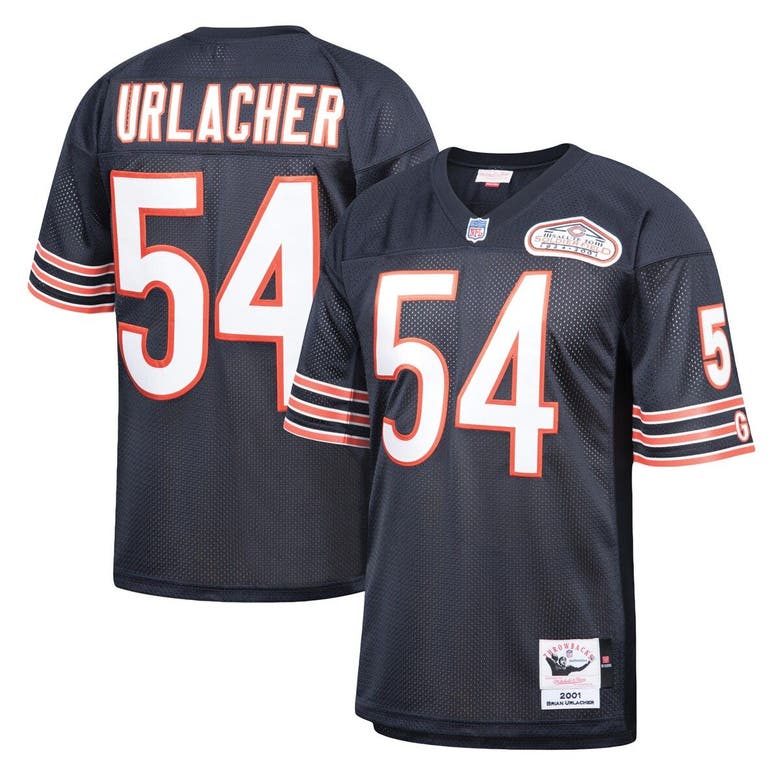 Youth Mitchell & Ness Brian Urlacher Navy Chicago Bears 2001