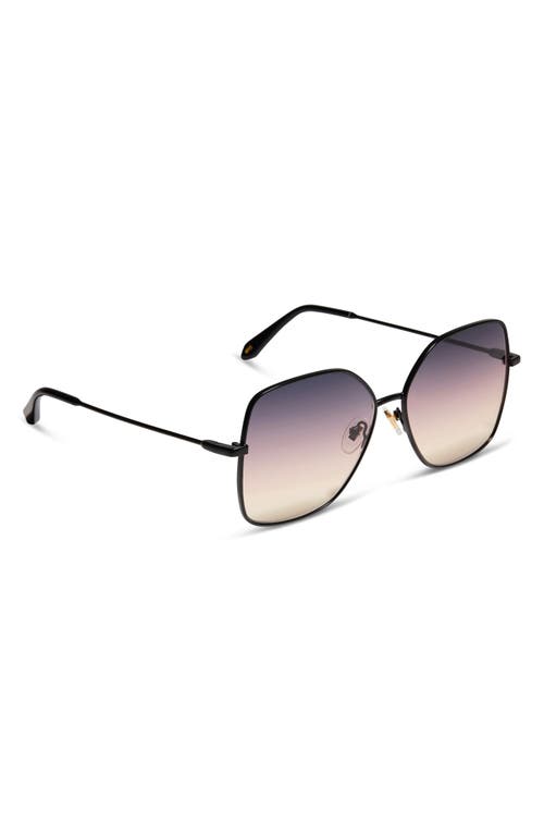 Shop Diff Iris 59mm Gradient Square Sunglasses In Black/twilight Gradient