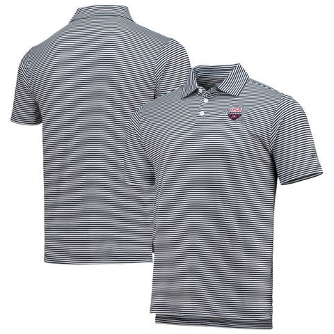 Chicago Cubs Nike Team Baseline Striped Performance Polo - Silver