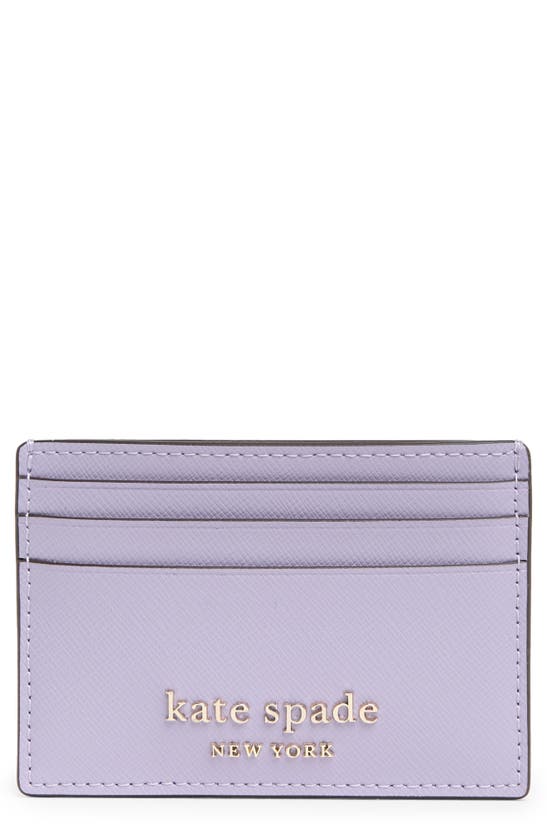 Kate Spade Cameron Small Slim Cardholder Wallet In Frozen Lilac