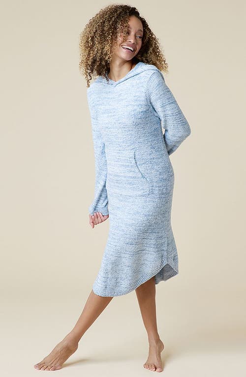 Softies Heather Marshmallow Hooded Lounger In Heather Spring Lake