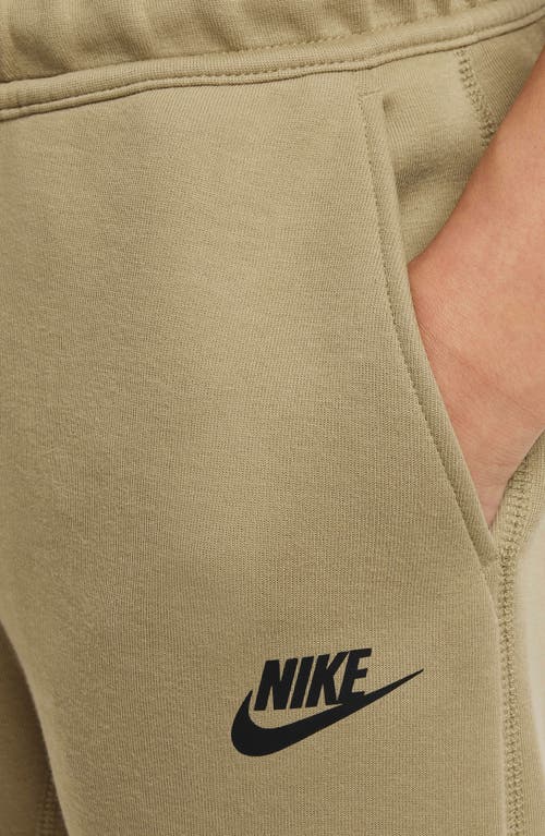 Shop Nike Kids' Tech Fleece Joggers In Neutral Olive/black/black