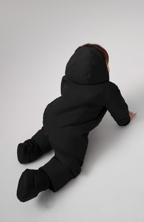 Canada Goose Baby Lamb 625 Fill Power Down Snowsuit In Black - Noir
