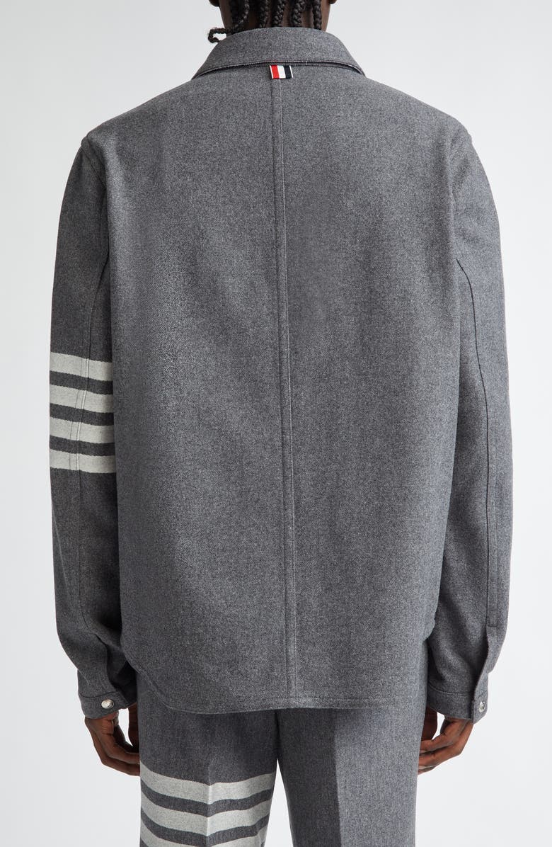 Thom Browne Wool 
Cashmere Utility Jacket, Alternate, color, Medium Grey