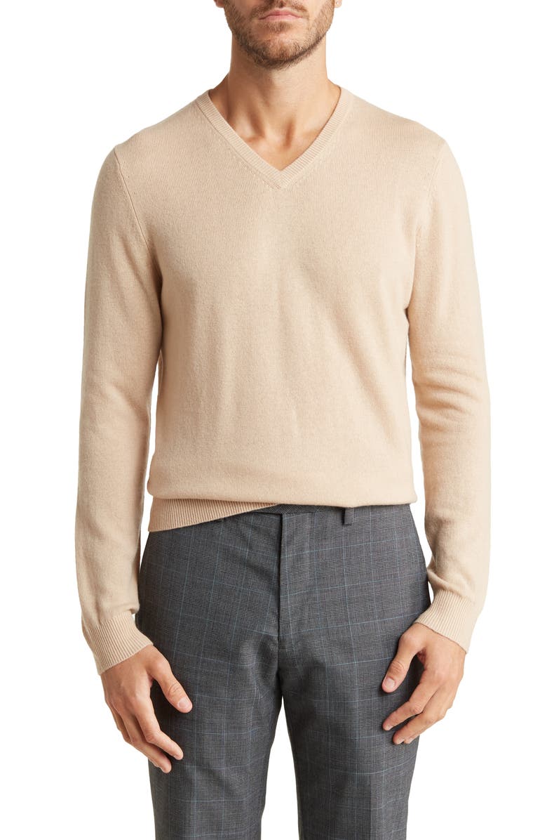 Autumn cashmere V-Neck Merino Wool & Cashmere Sweater