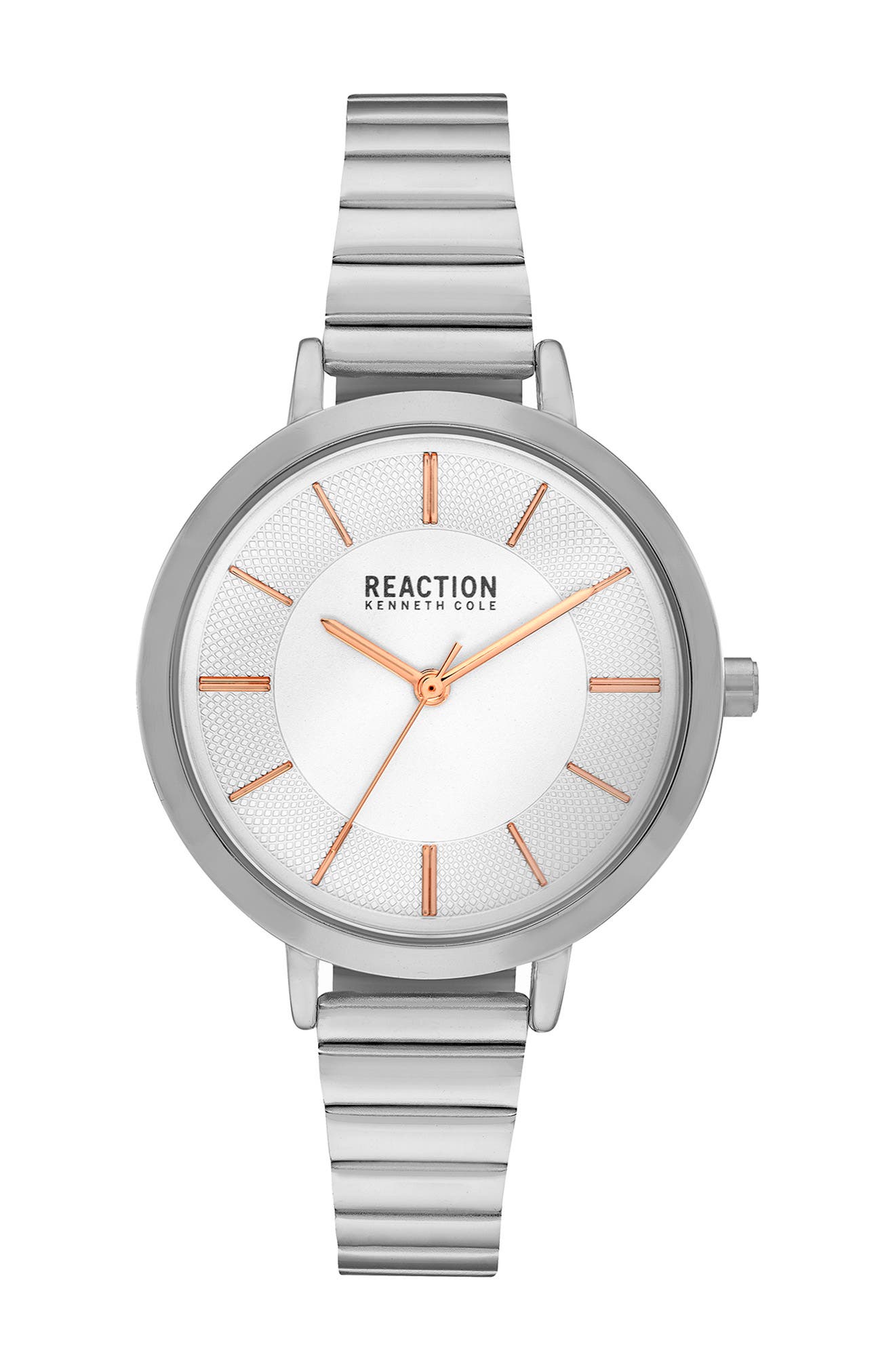 Kenneth Cole Reaction Women's Reaction Stainless Steel Watch In Silver