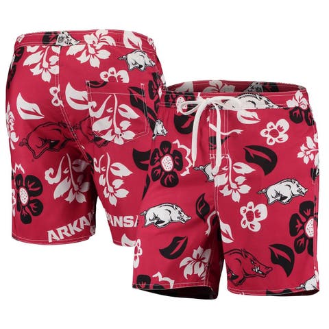 Men's Wes & Willy Black Colorado Buffaloes Floral Volley Swim Trunks