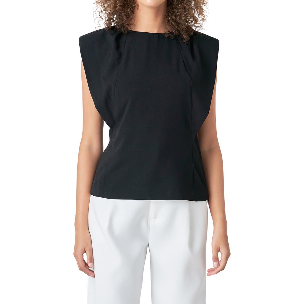 Endless Rose Sleeveless Top In Black