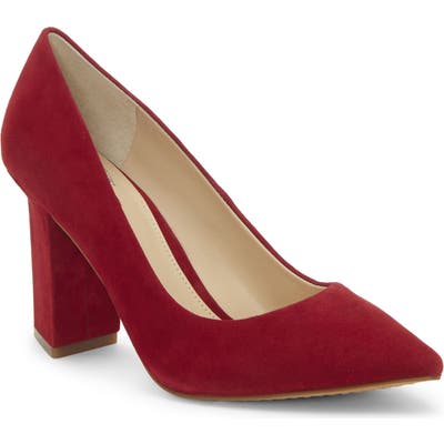 Vince Camuto Candera Pointed Toe Genuine Calf Hair Pump