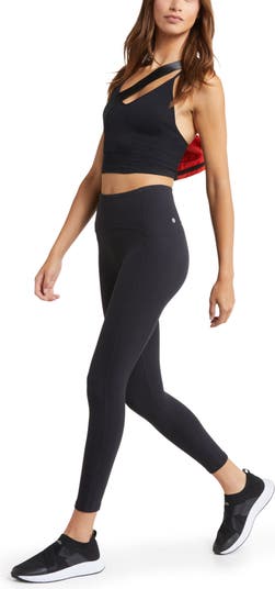 Z by Zella Plus 3X Red Print High Waist Cell Phone Pockets Activewear  Leggings