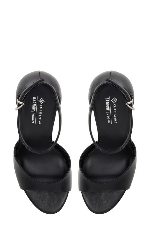 Call It Spring Kimbra Ankle Strap Sandal In Black