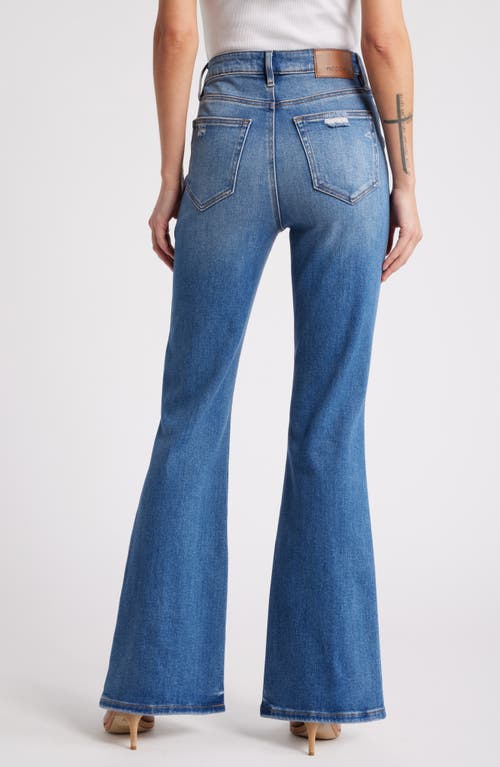 Hidden Jeans High Waist Flare Jeans In Medium Wash
