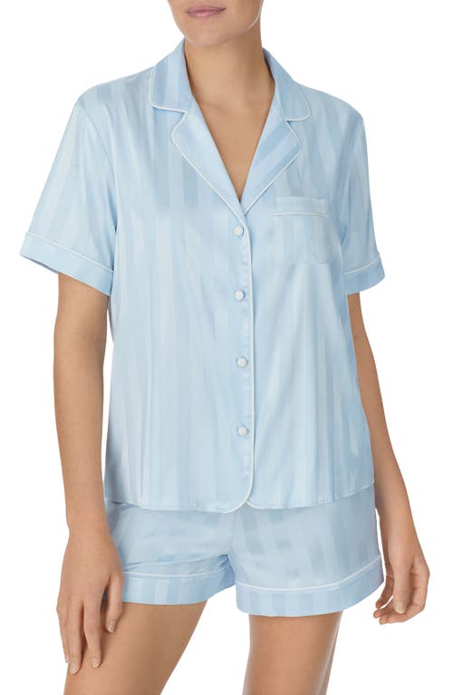 Kate Spade New York print short pajamas Aqua Stripe at Nordstrom,