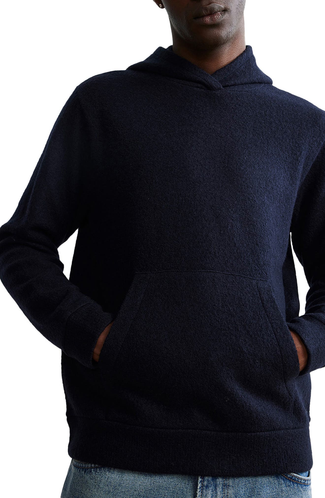 100 wool hoodie mens