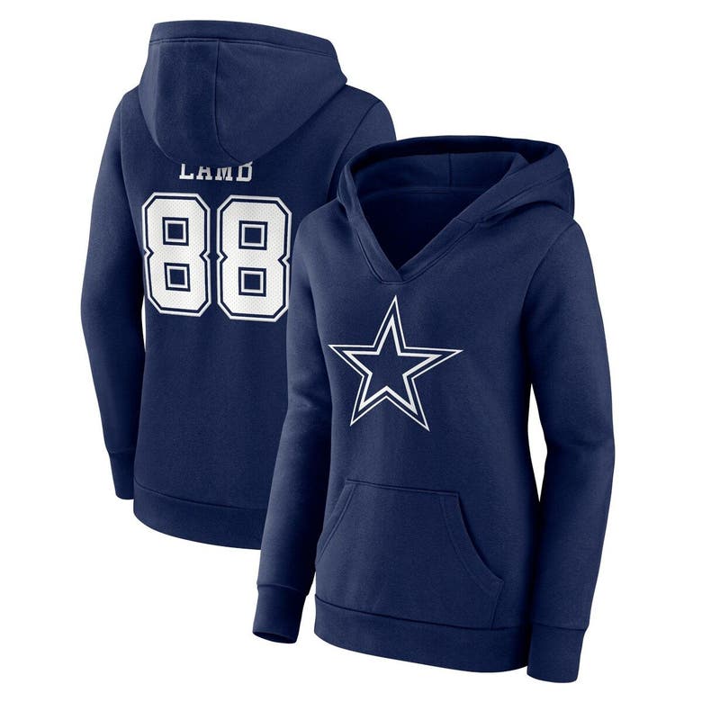 CeeDee Lamb Dallas Cowboys Fanatics Branded Women's Player Icon Name &  Number V-Neck Pullover Hoodie 