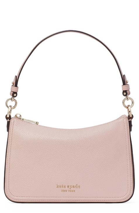 Courrèges Shoulder Bag In Rose-pink Leather