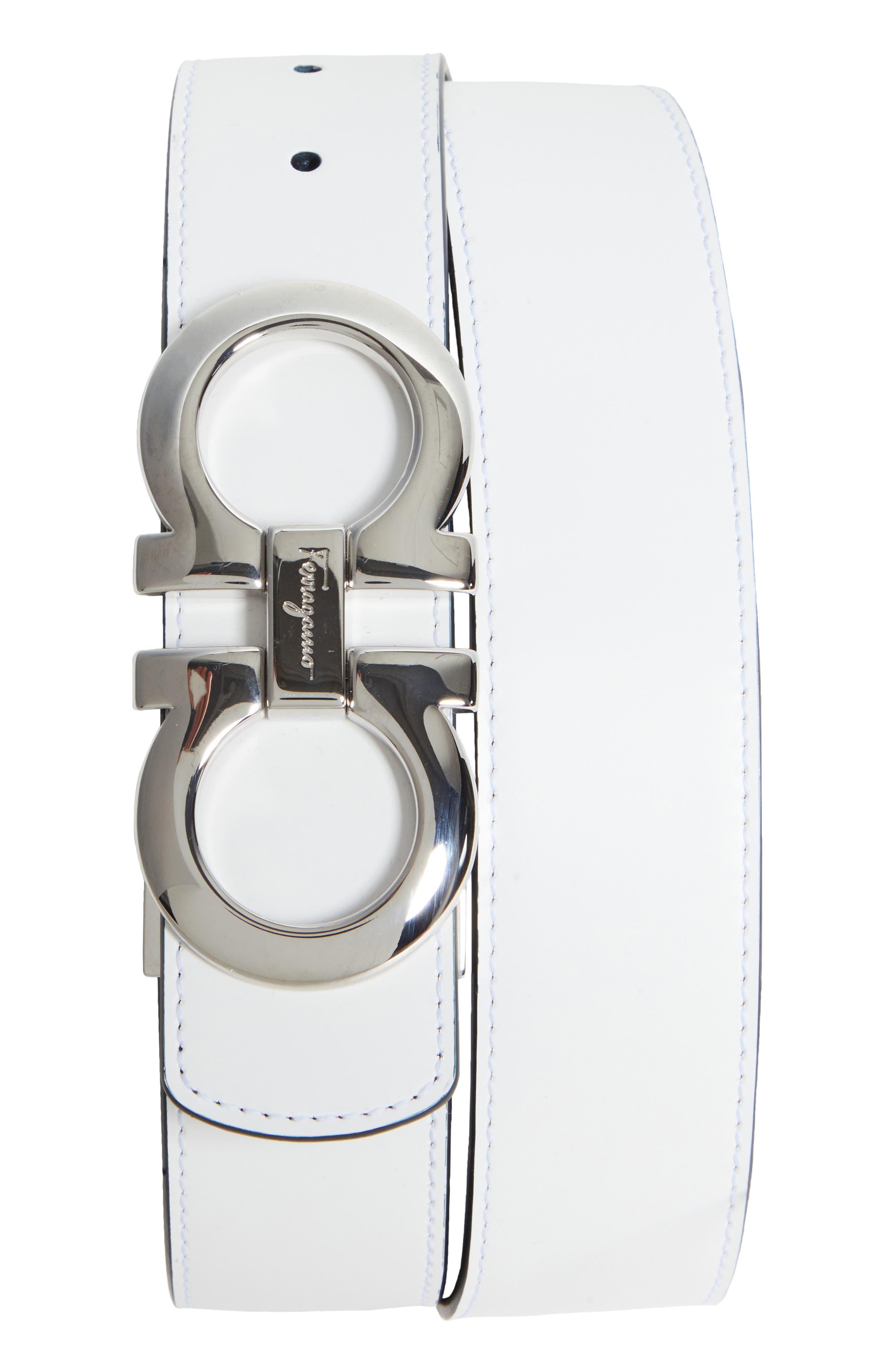 white designer belts men's