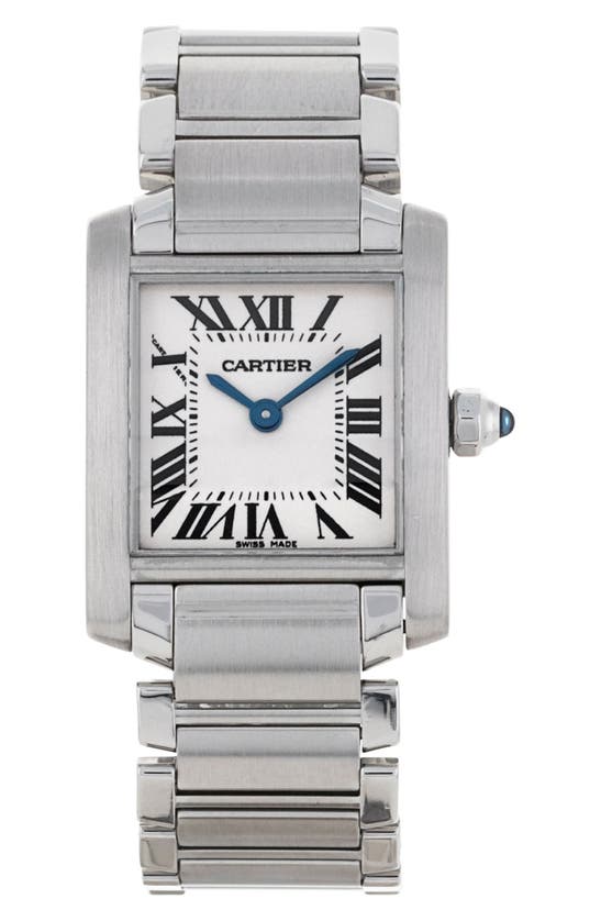 Watchfinder & Co. Cartier  Tank Francaise Bracelet Watch, 20mm In Silver