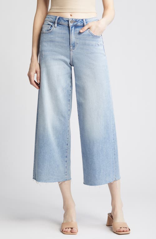 High Waist Crop Jeans in Light Wash