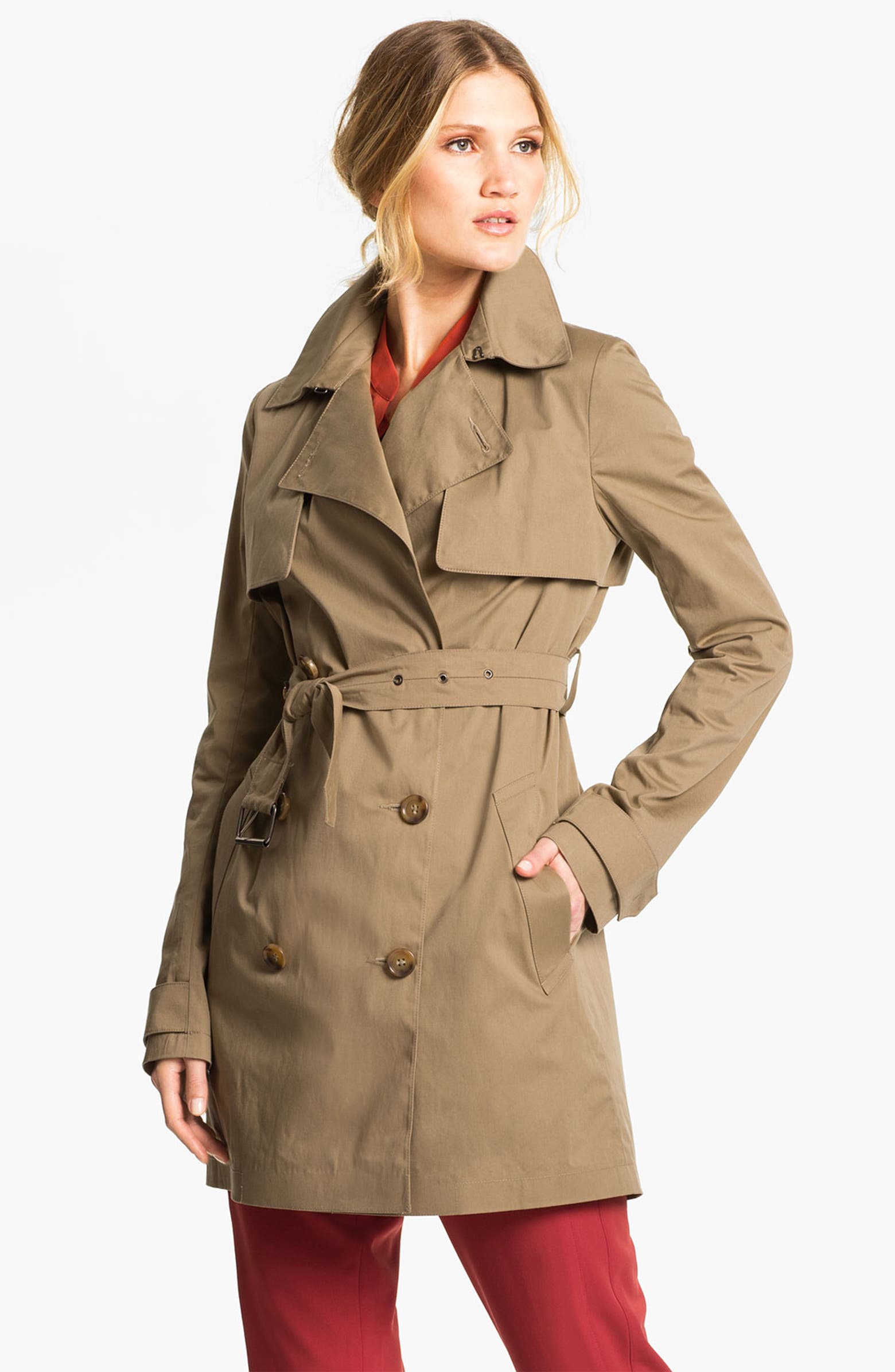 Vince Double Breasted Trench Coat | Nordstrom
