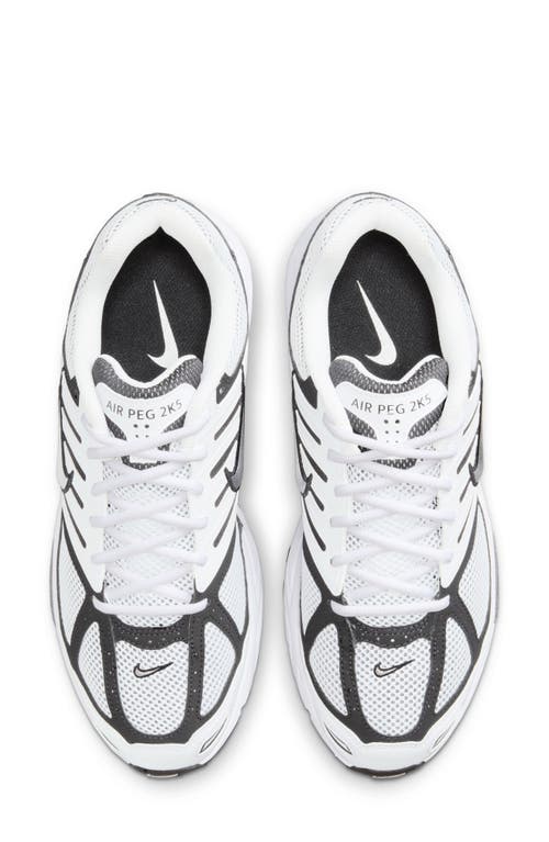 Shop Nike Air Pegasus 2k5 Sneaker In White/metallic Silver/black