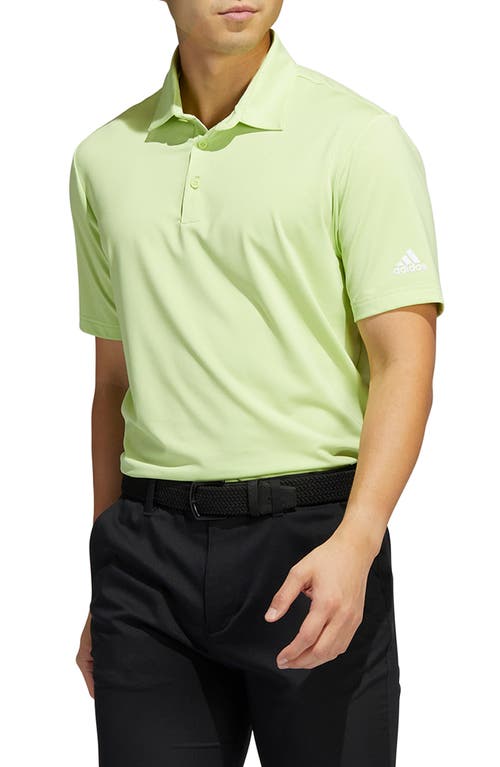 adidas Golf Ultimate365 Performance Polo in Pulse Lime Melange