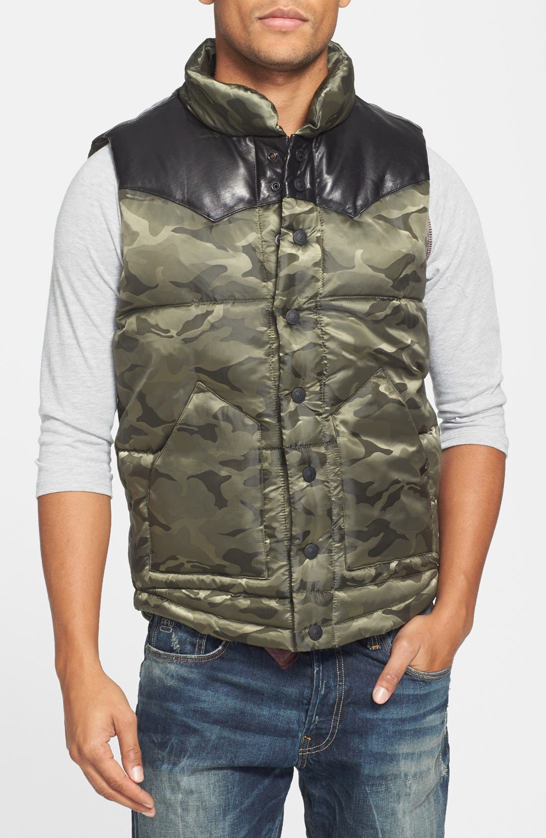 true religion puffer vest