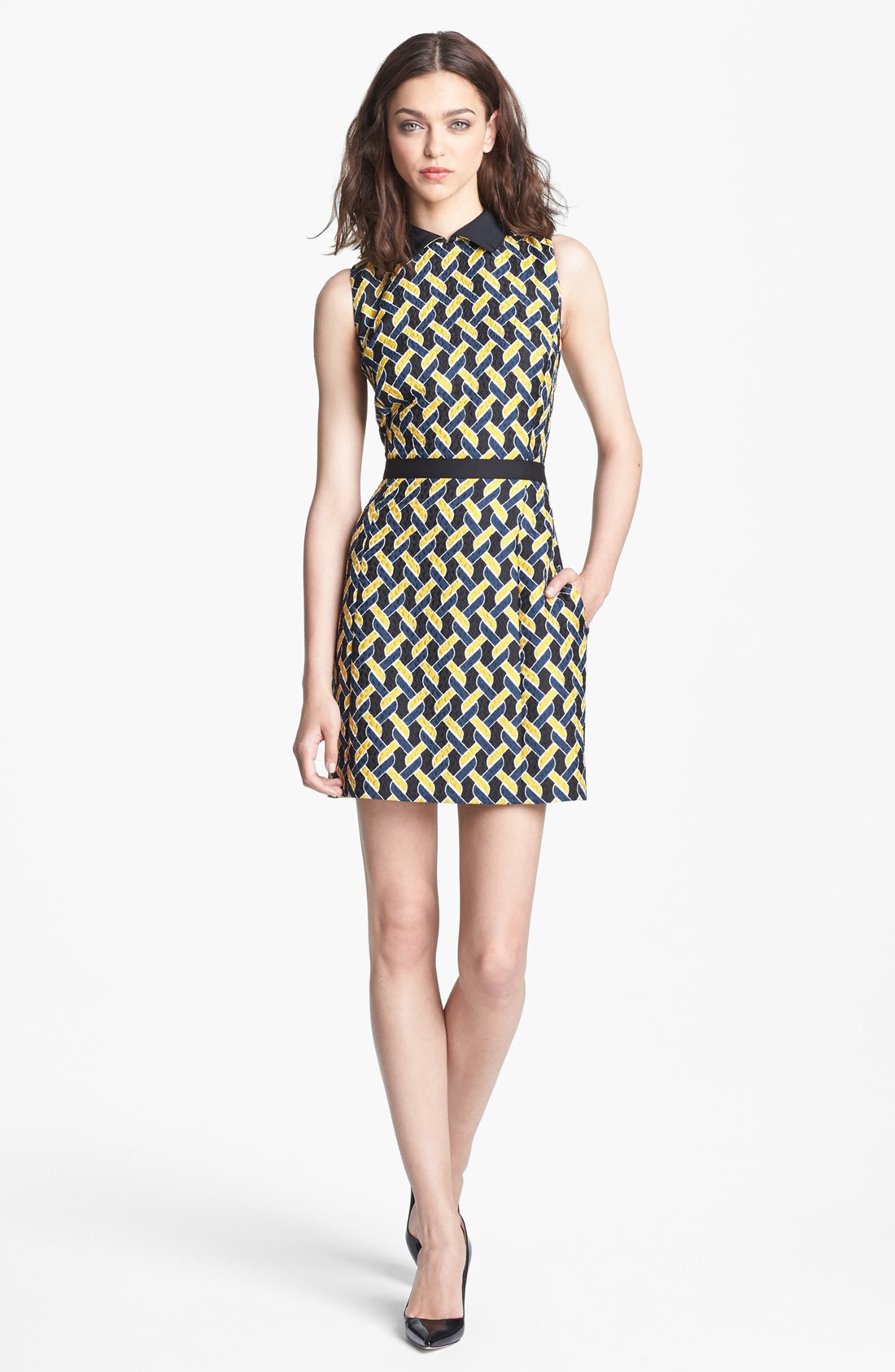 Miss Wu Abstract Chain Jacquard Dress (Nordstrom Exclusive) | Nordstrom