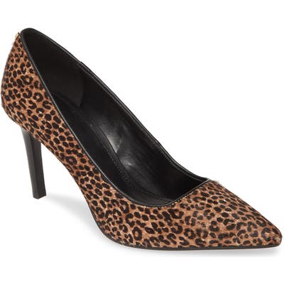 Michael Michael Kors Dorothy Flex Genuine Calf Hair Pump- Brown