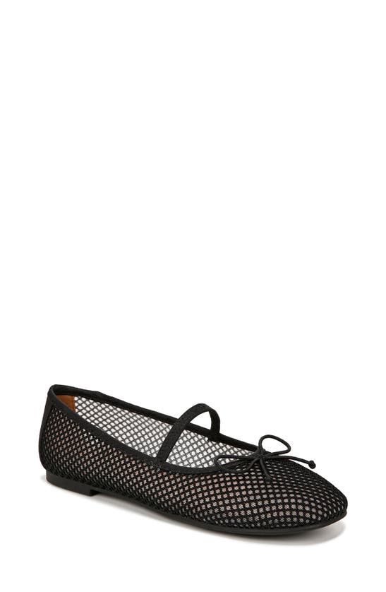 Zodiac Idra-mj Womens Round Toe Flats Ballet Flats In Perforated Black