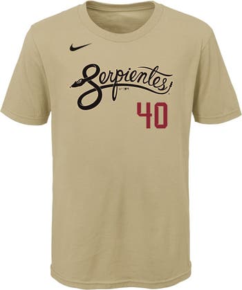 Youth Nike Madison Bumgarner Sand Arizona Diamondbacks City Connect Name &  Number T-Shirt