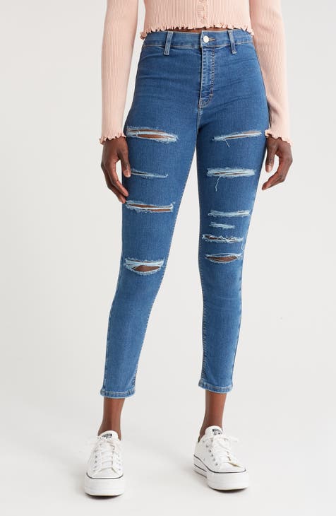 Joni Ripped High Waist Skinny Jeans (Regular, Tall & X-Tall)