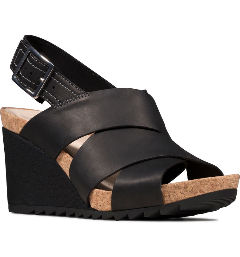 Clarks® Flex Platform Wedge Sandal (Women) | Nordstrom