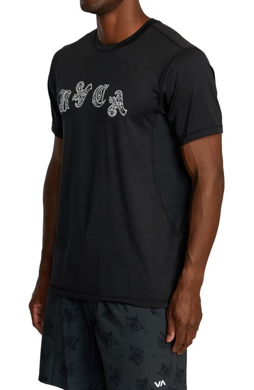 Shop Rvca Benj Vent Logo Graphic T-shirt In Black