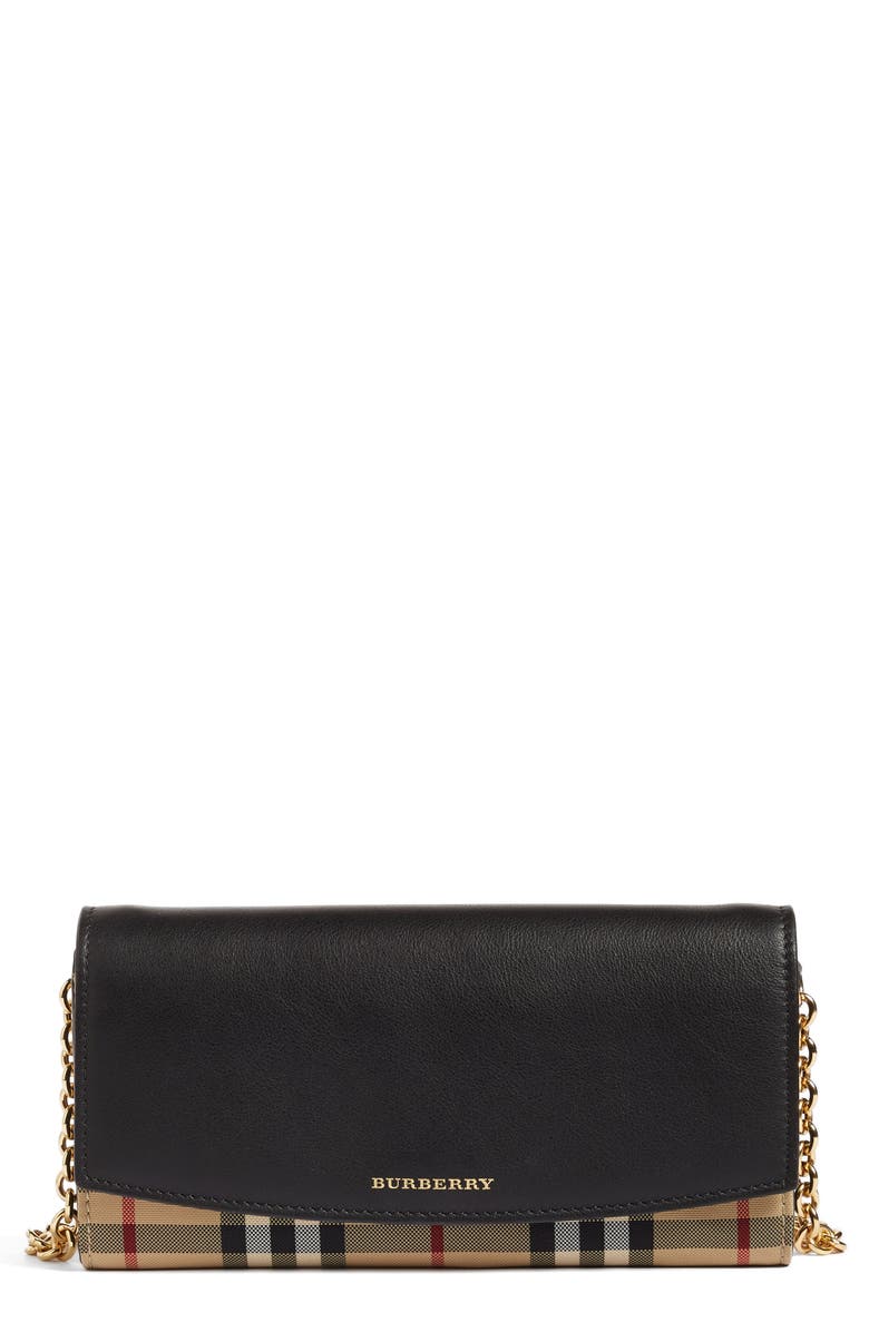 Burberry Henley Leather Wallet on a Chain | Nordstrom