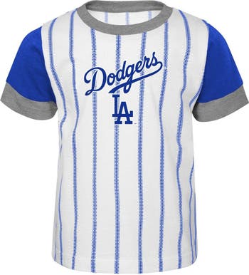 Outerstuff Toddler White/Royal Los Angeles Dodgers Position Player T-Shirt  & Shorts Set