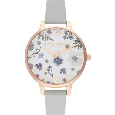Olivia Burton Artisan Leather Strap Watch,