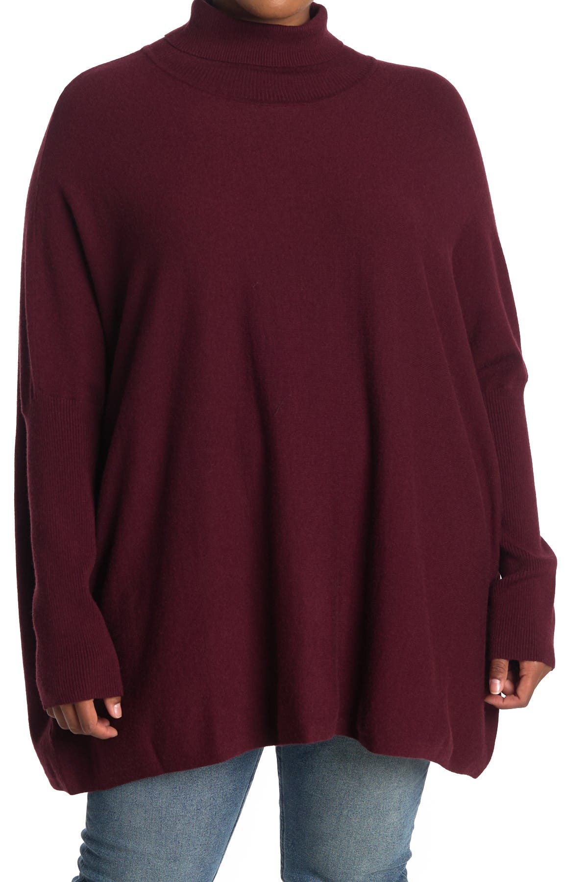 joseph a turtleneck poncho sweater
