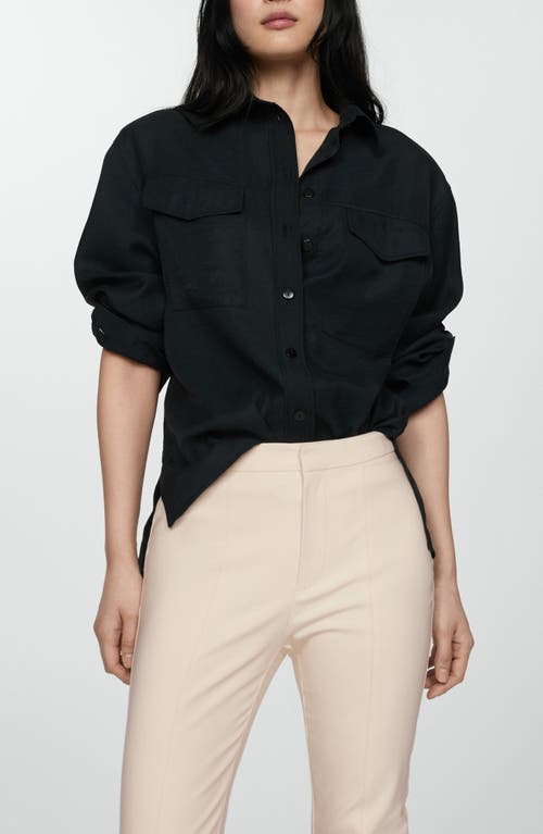 Mango Crop Skinny Trousers Ecru In Ecru