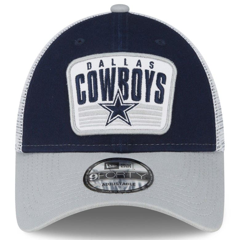 Men's Dallas Cowboys New Era Silver 9FORTY Adjustable Hat