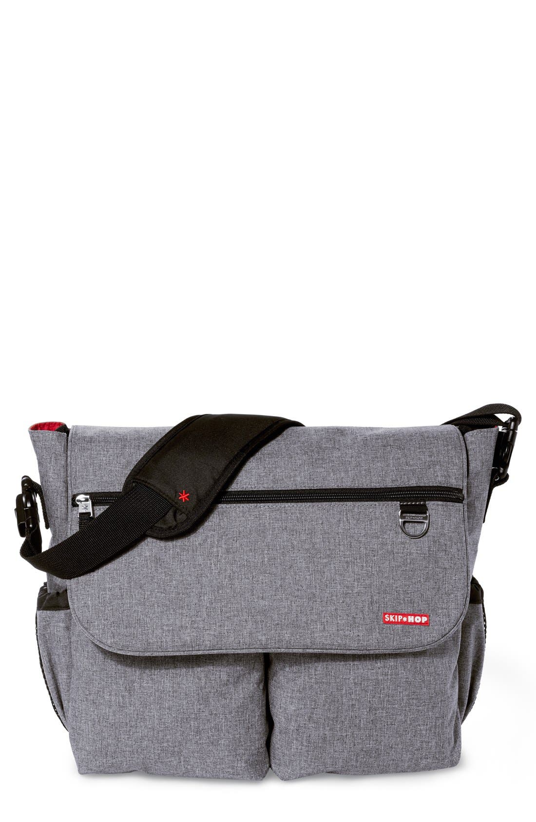 skip hop dash messenger diaper bag