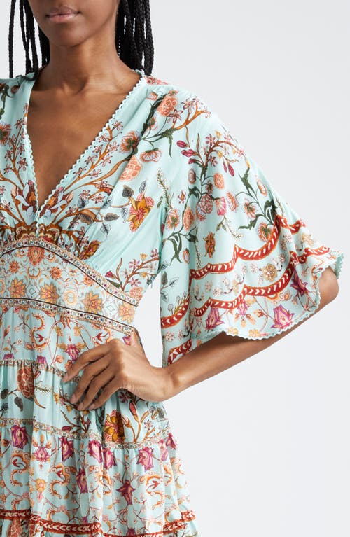 Shop Camilla Weaving Worlds Floral Silk Dress