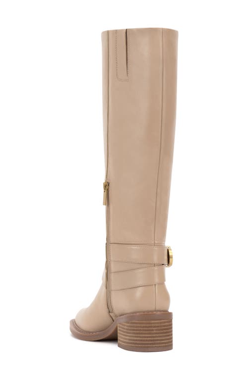 Shop Vince Camuto Gini Knee High Boot In Soft Buff