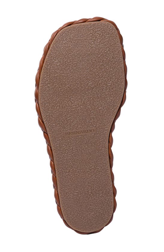 Shop Bernardo Footwear Charleston Slide Sandal In Saddle